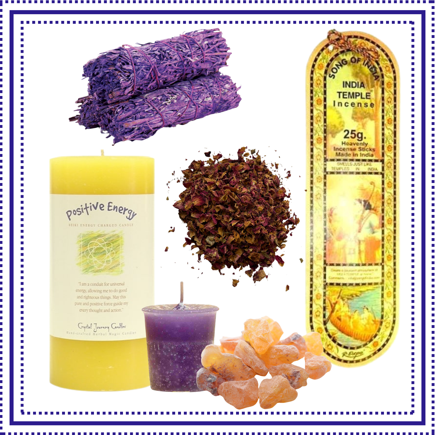 Candles, Incense, Sage & Herbs