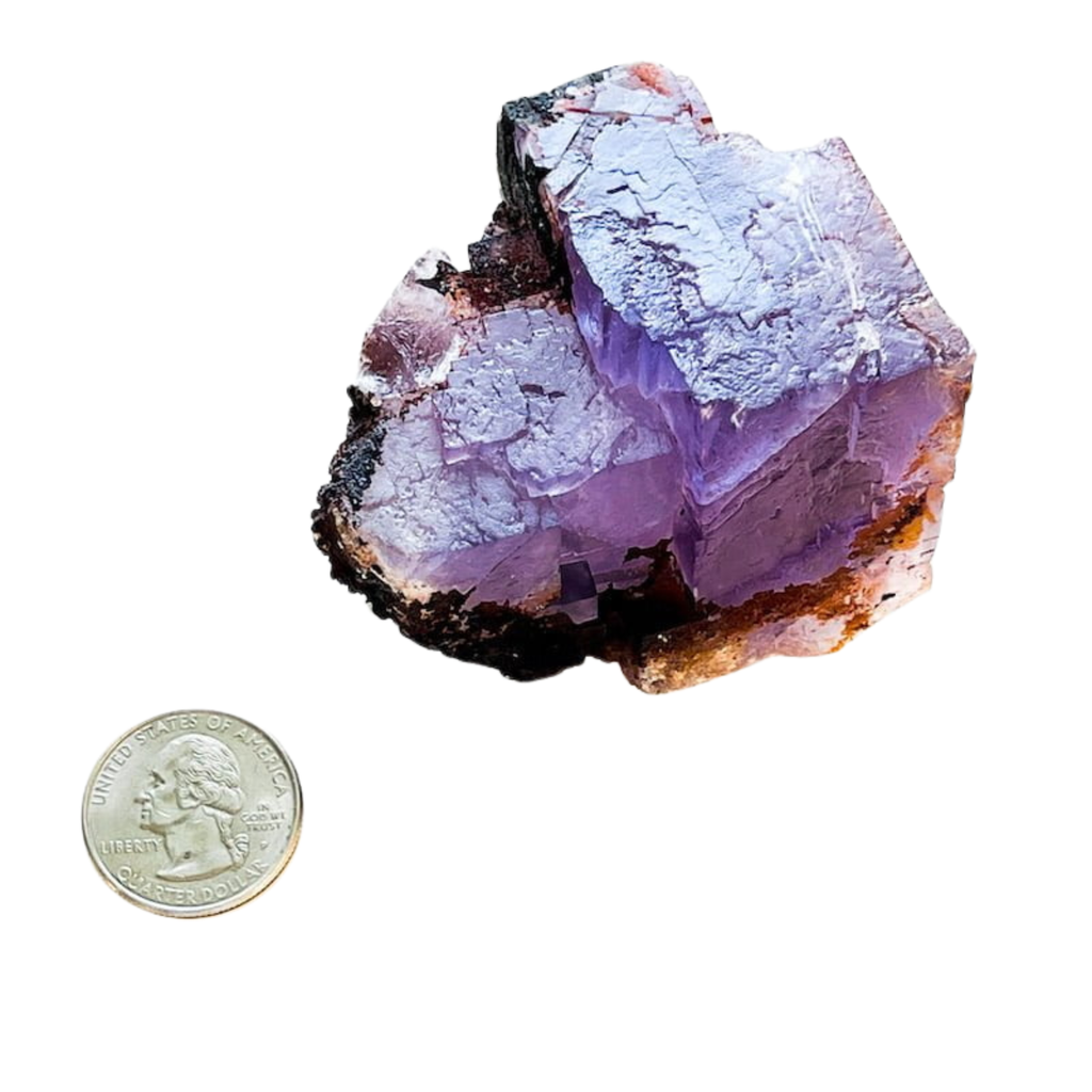 Purple Fluorite Cluster Medium