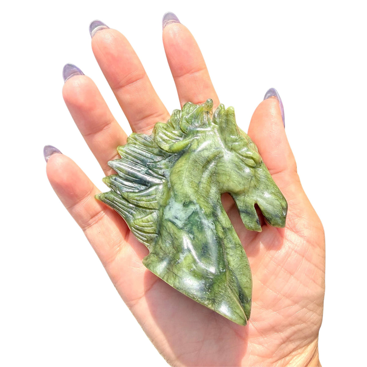 Jade Horse Head