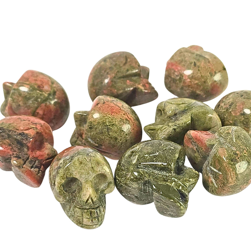 Unakite Skull