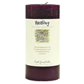 Healing Big Pillar Candle Crystal Journey image 0