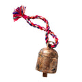 Rainbow Twist Red Bell Wind Chime - Handmade