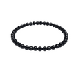 Black Obsidian Bracelet 4mm image 0