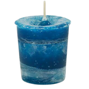 Angel’s Influence (Turquoise) - Crystal Journey Votive Candle image 0