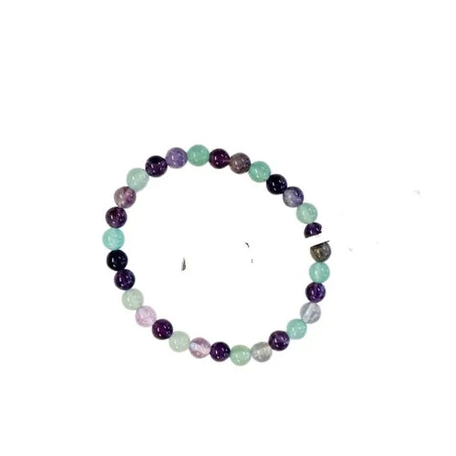 Amethyst, Fluorite and Green Aventurine Bracelet image 0