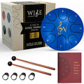Steel Tongue Drum Meditation Rain Drum - Blue