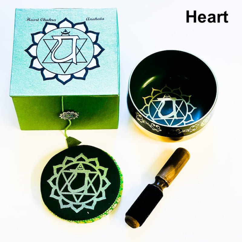 Heart Chakra Tibetan Singing Bowl image 0