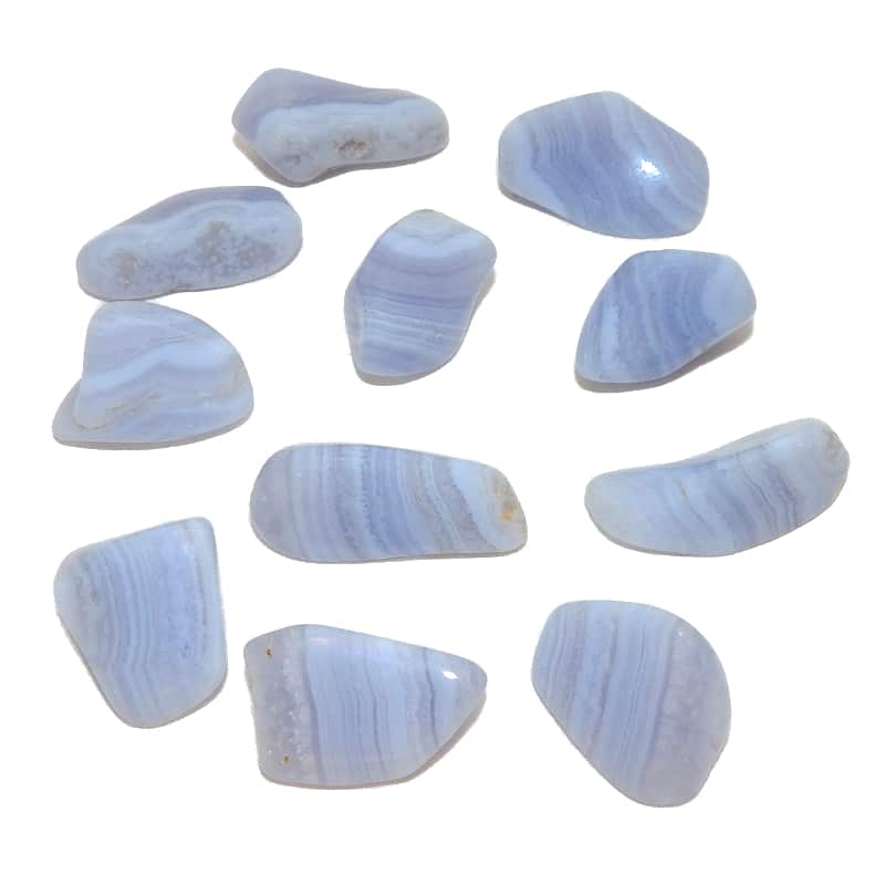Blue Lace Agate Tumbled image 0