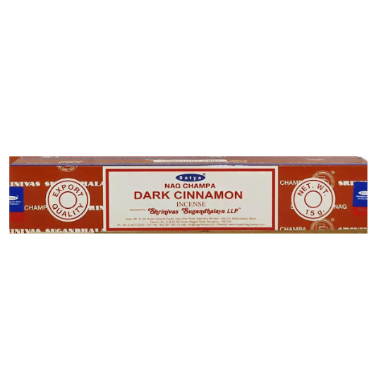 Dark Cinnamon Incense Satya 15 grams image 0