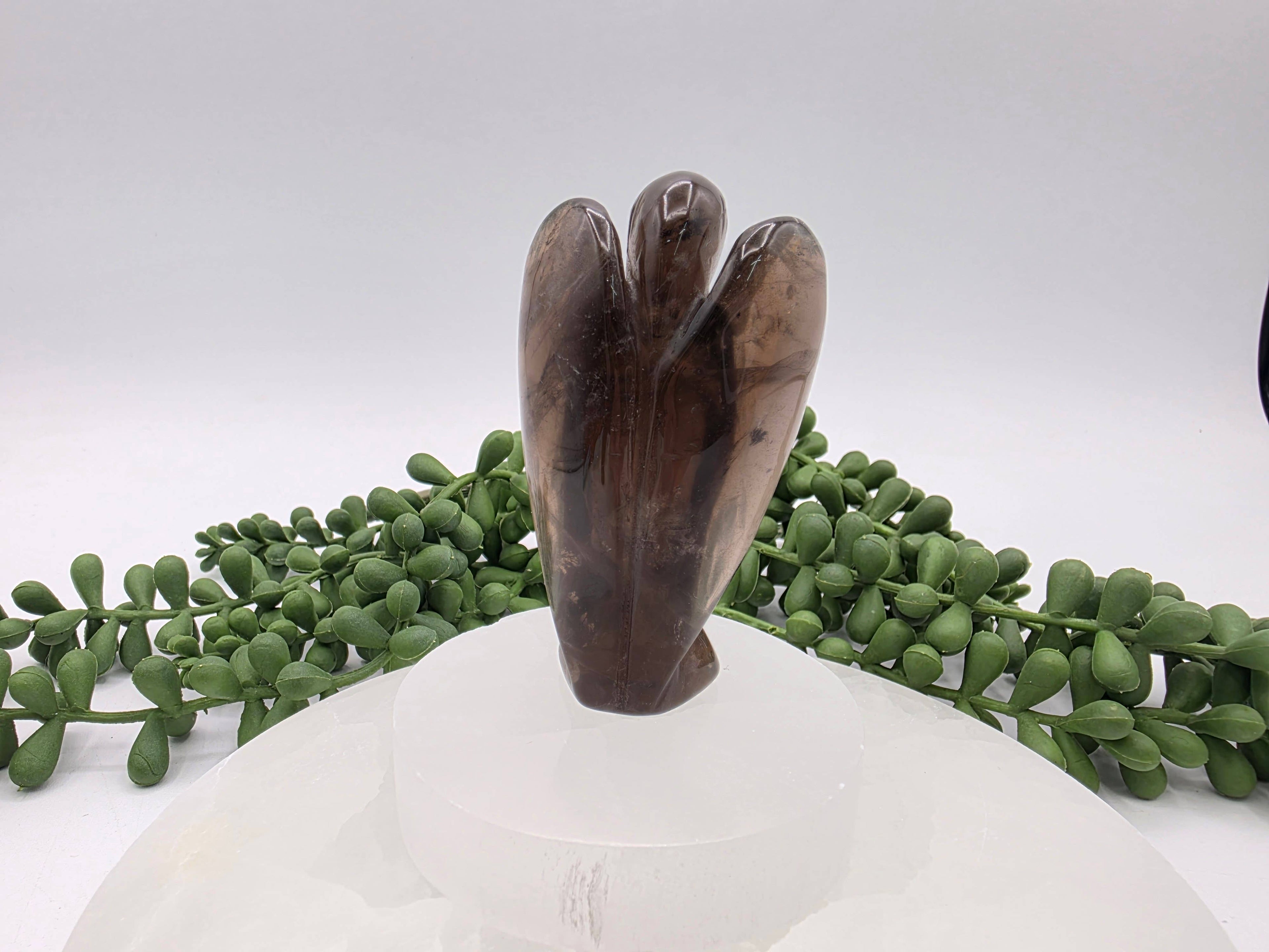 Smoky Quartz Angel 3 Inches