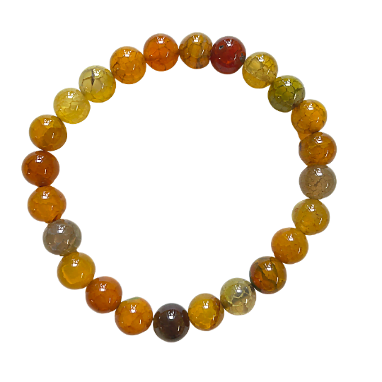 Fire Agate Bracelet 8mm image 0