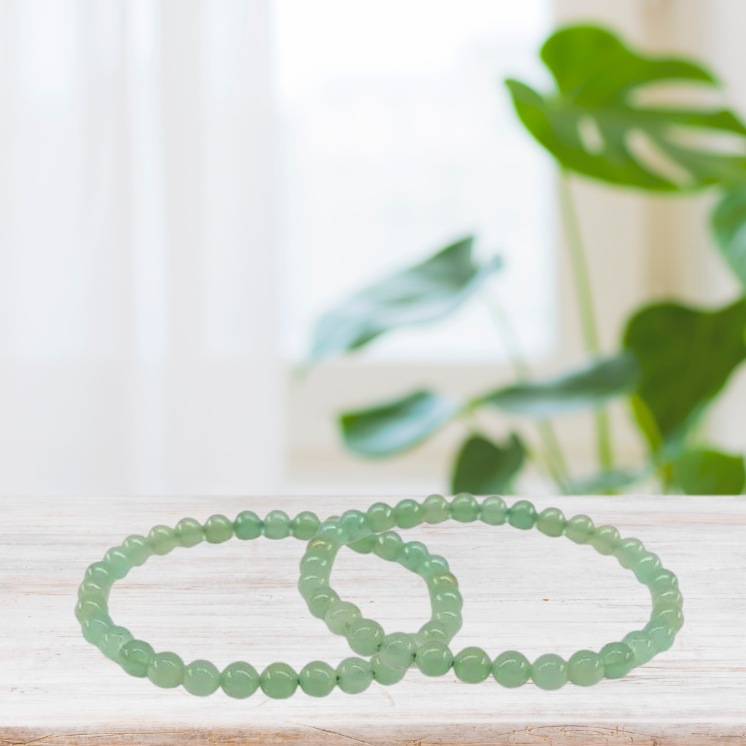 Green Aventurine Bracelet 6mm image 1