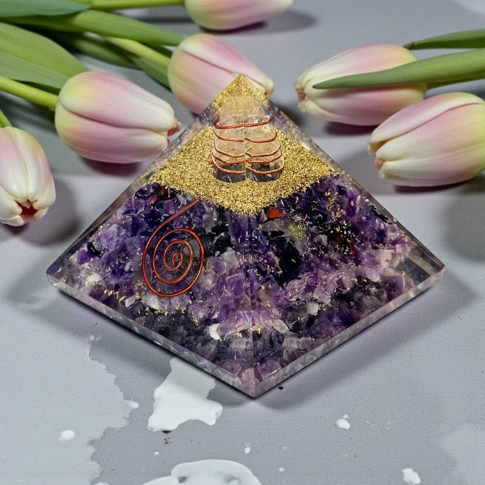 Orgonite Pyramid - Amethyst
