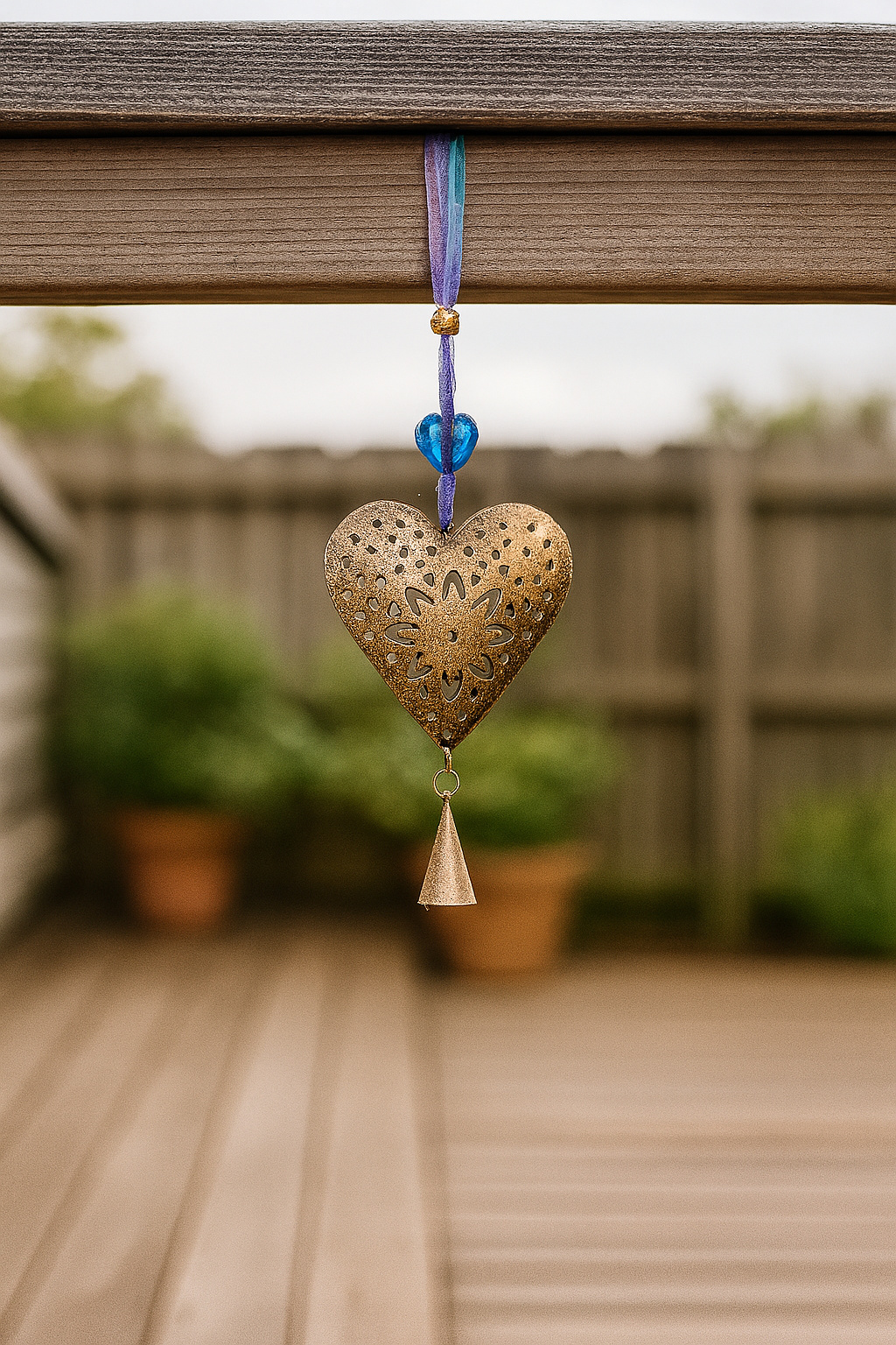 Heart Bell Wind Chime