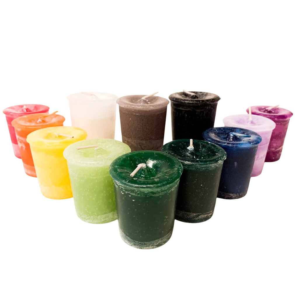 Motivation (Wine) - Crystal Journey Votive Candle image 0