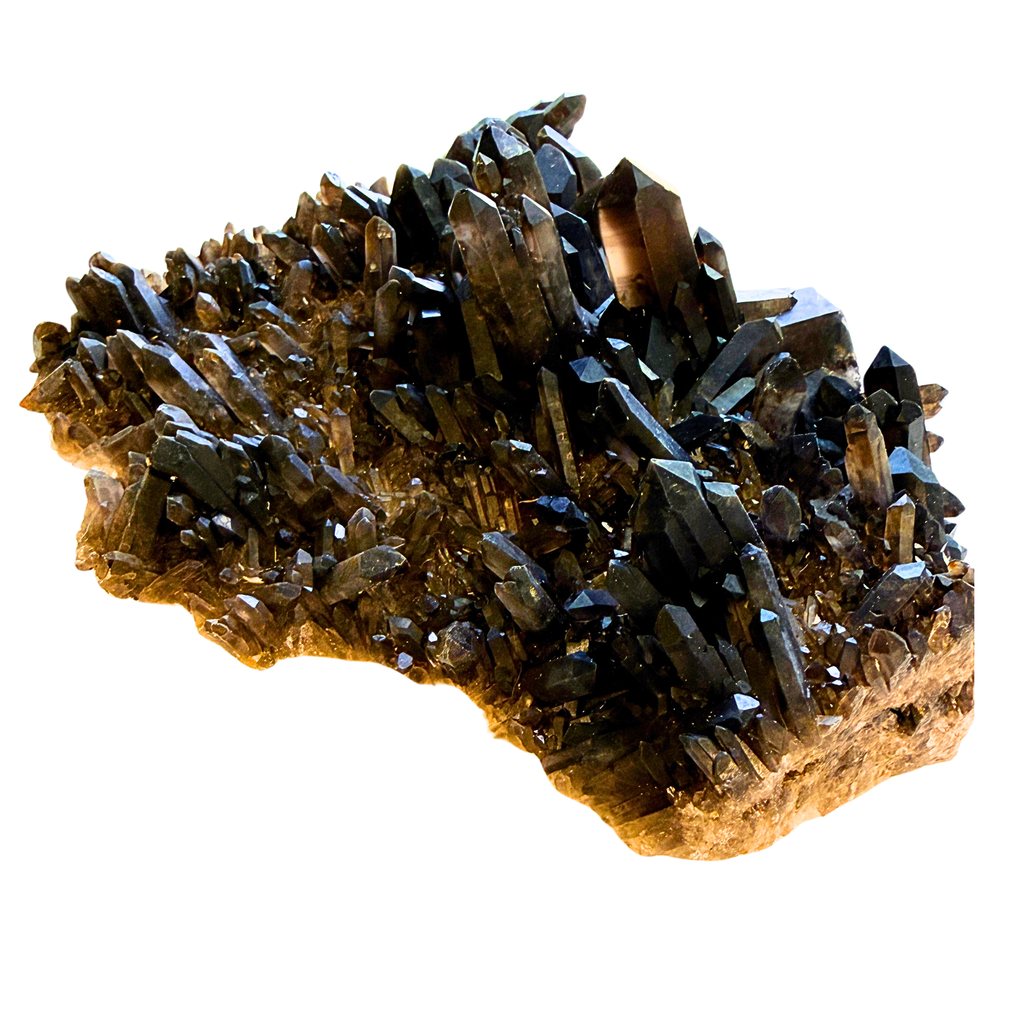 Smoky Quartz Cluster Large