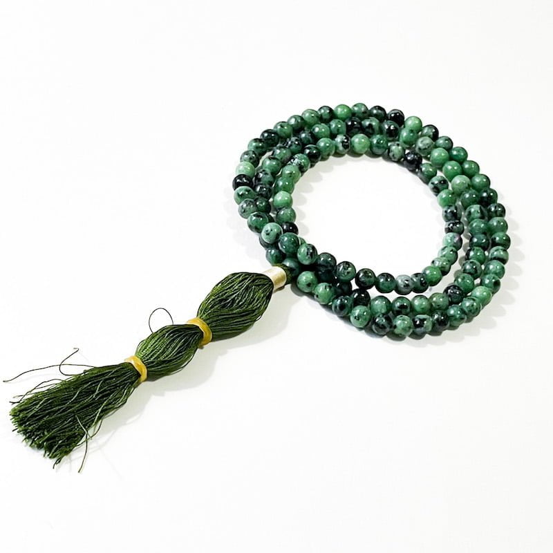 Ruby in Zoisite Mala Beads image 0