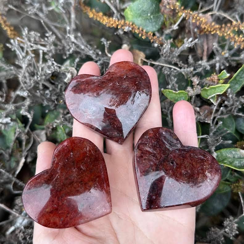 Fire Quartz Heart