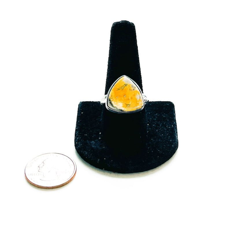 Bumblebee Jasper Ring - Size 11 image 1