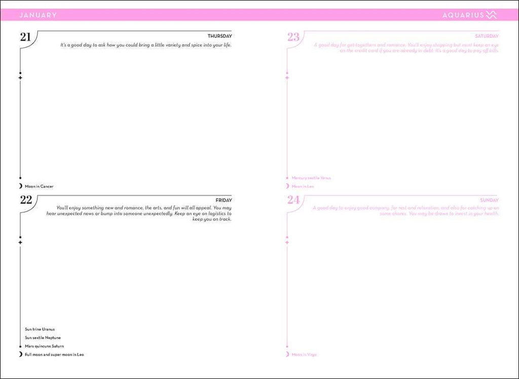 Weekly planner page with dates and time slots on a white background