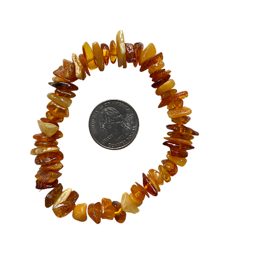 Amber Chip Bracelet Bicolor image 0