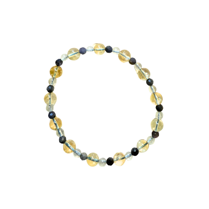 Citrine Tanzanite and Topaz Bracelet image 1