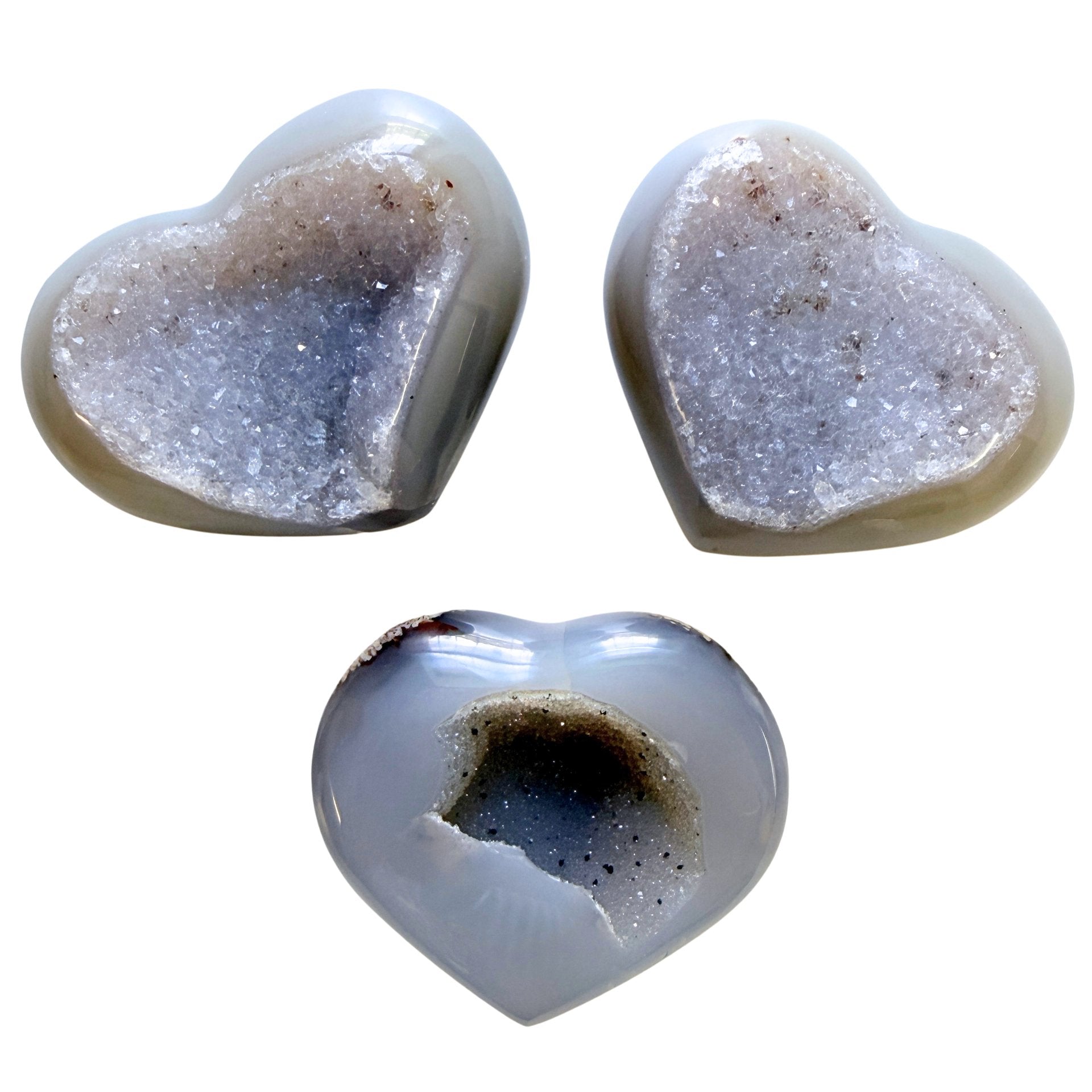 Druzy Agate Heart image 1