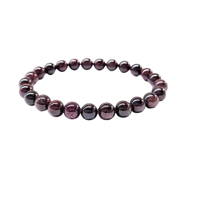 Garnet Bracelet 8mm image 0
