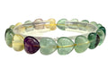 Fluorite Heart Bracelet 8mm