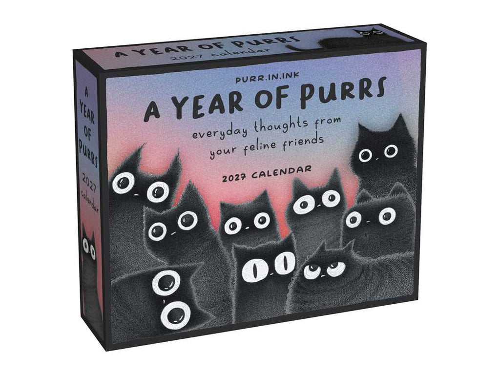 2027 A Year of Purrs Day-to-Day Calendar