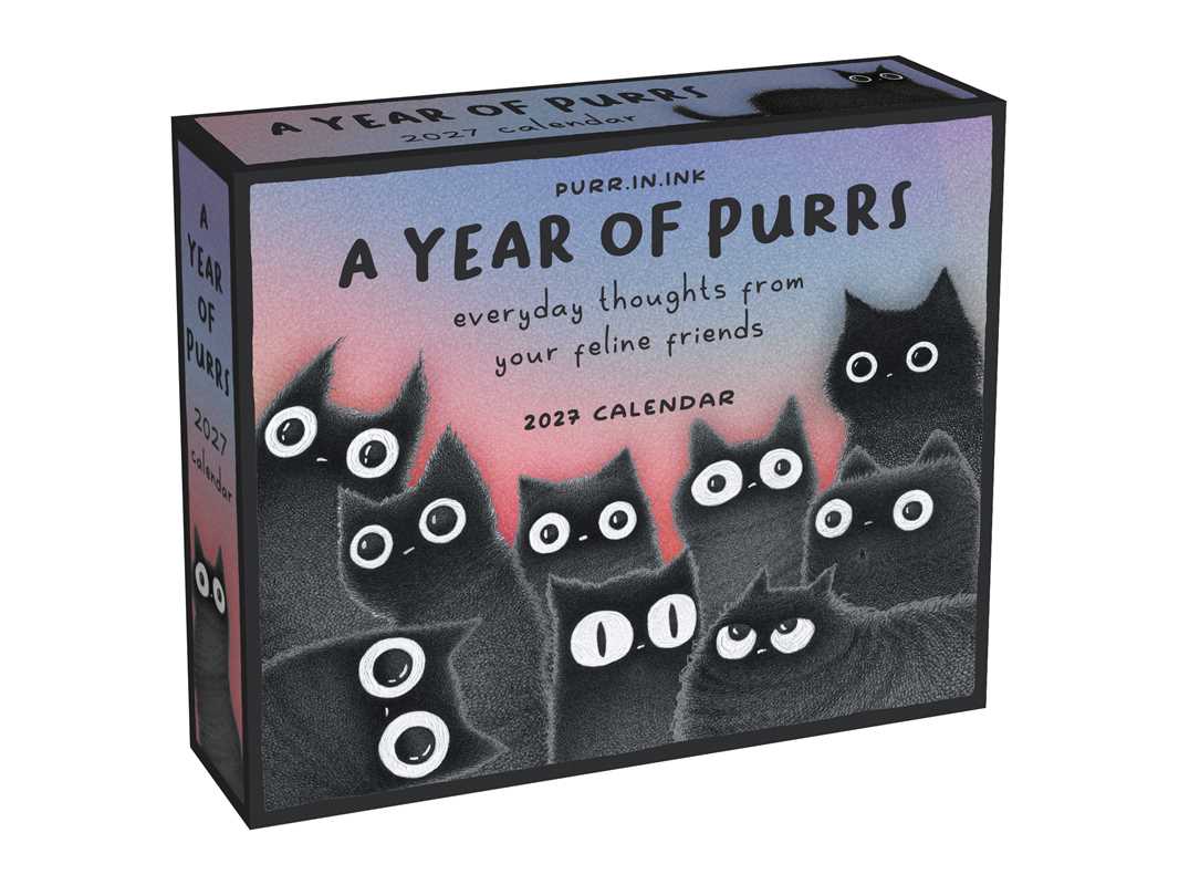 2027 A Year of Purrs Day-to-Day Calendar