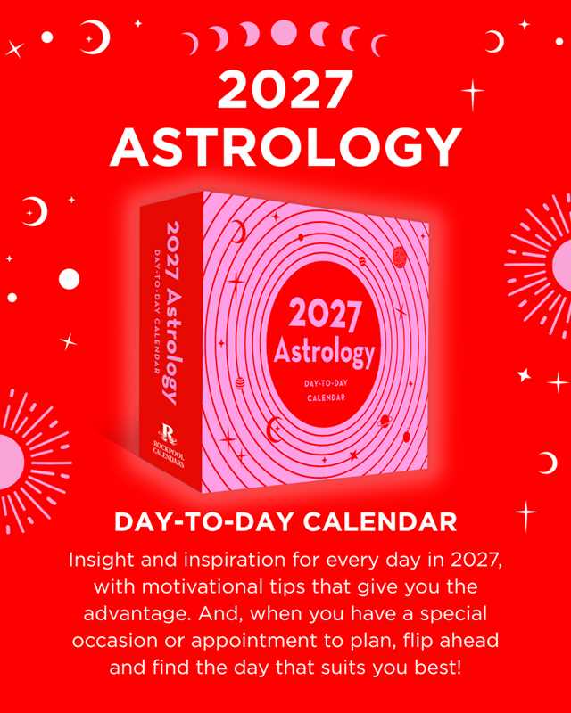 2027 Astrology Day-to-Day Calendar