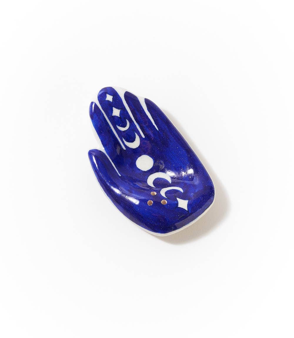 Hamsa Moon Phase Incense Holder