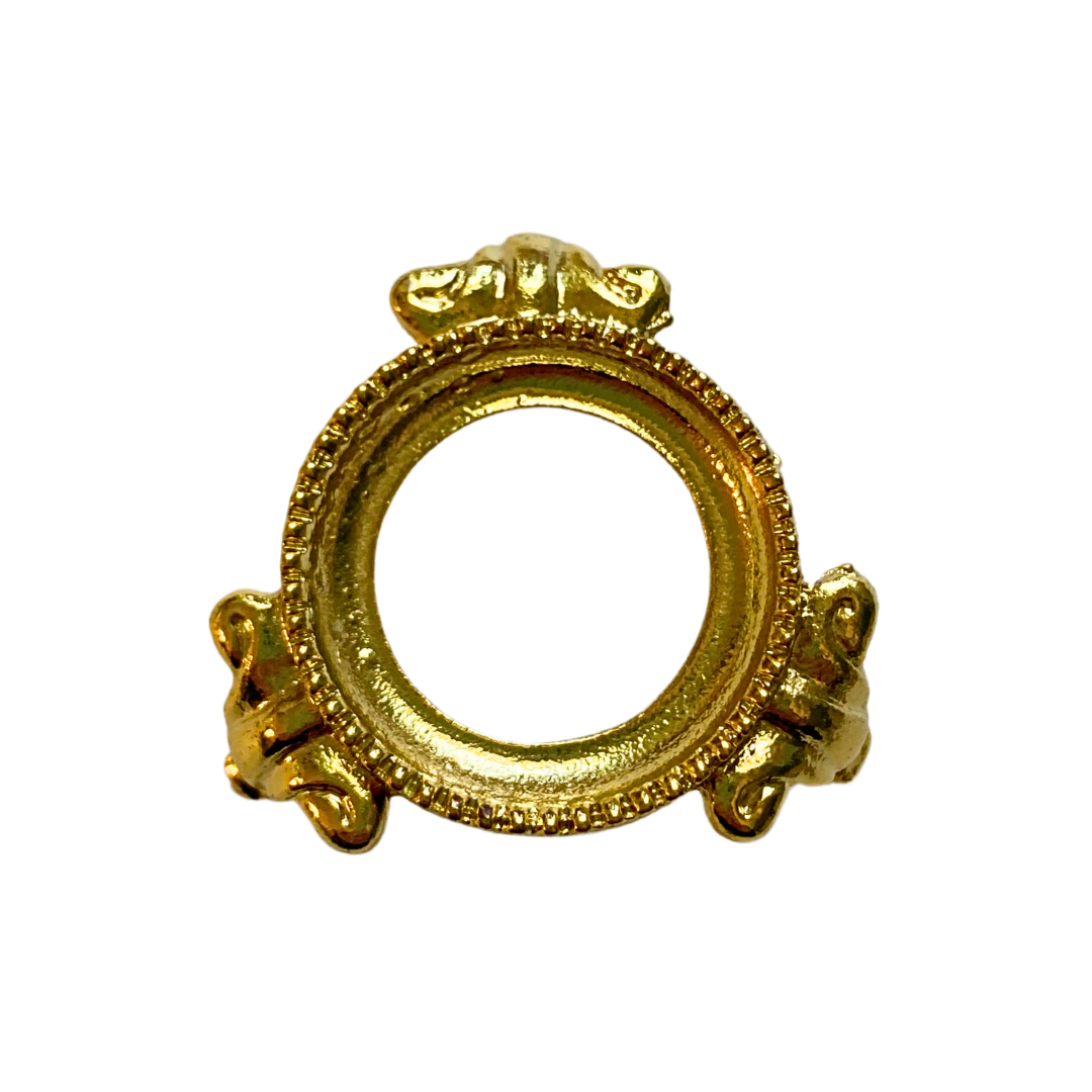 Metal Stand for Sphere - Gold Finish image 0