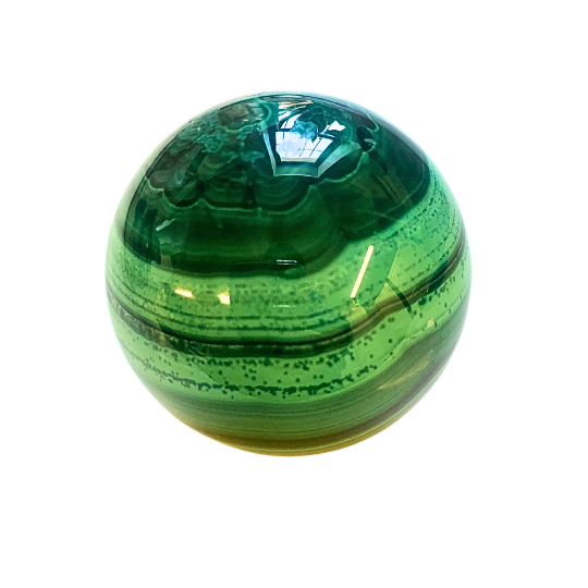 Malachite Sphere 2 inch image 0