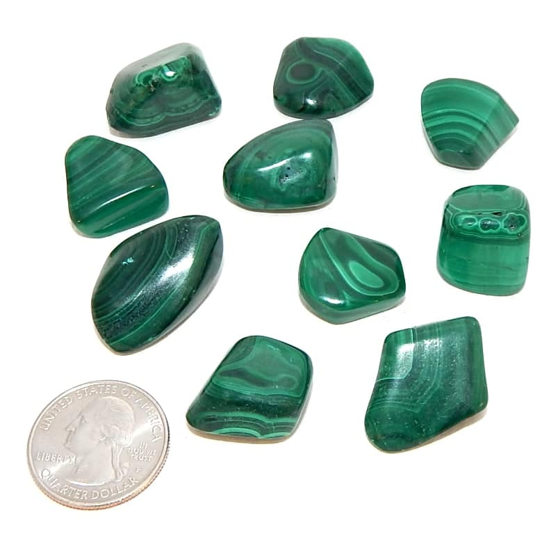 Malachite Tumbled Stone image 1