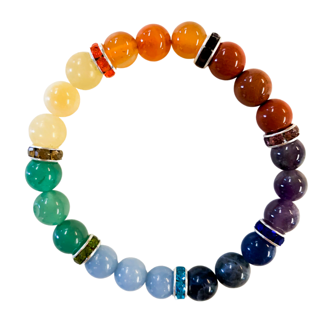 Chakra Bracelet - Roundel Spacer image 0