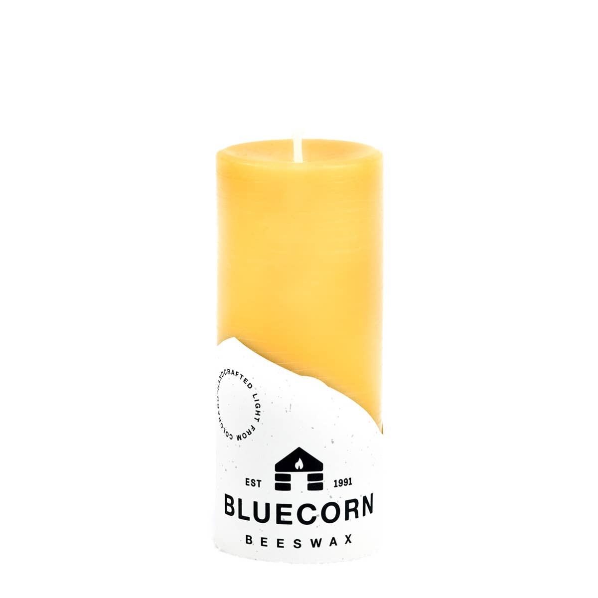 Beeswax Pillar Candle Raw 2" x 4.5"