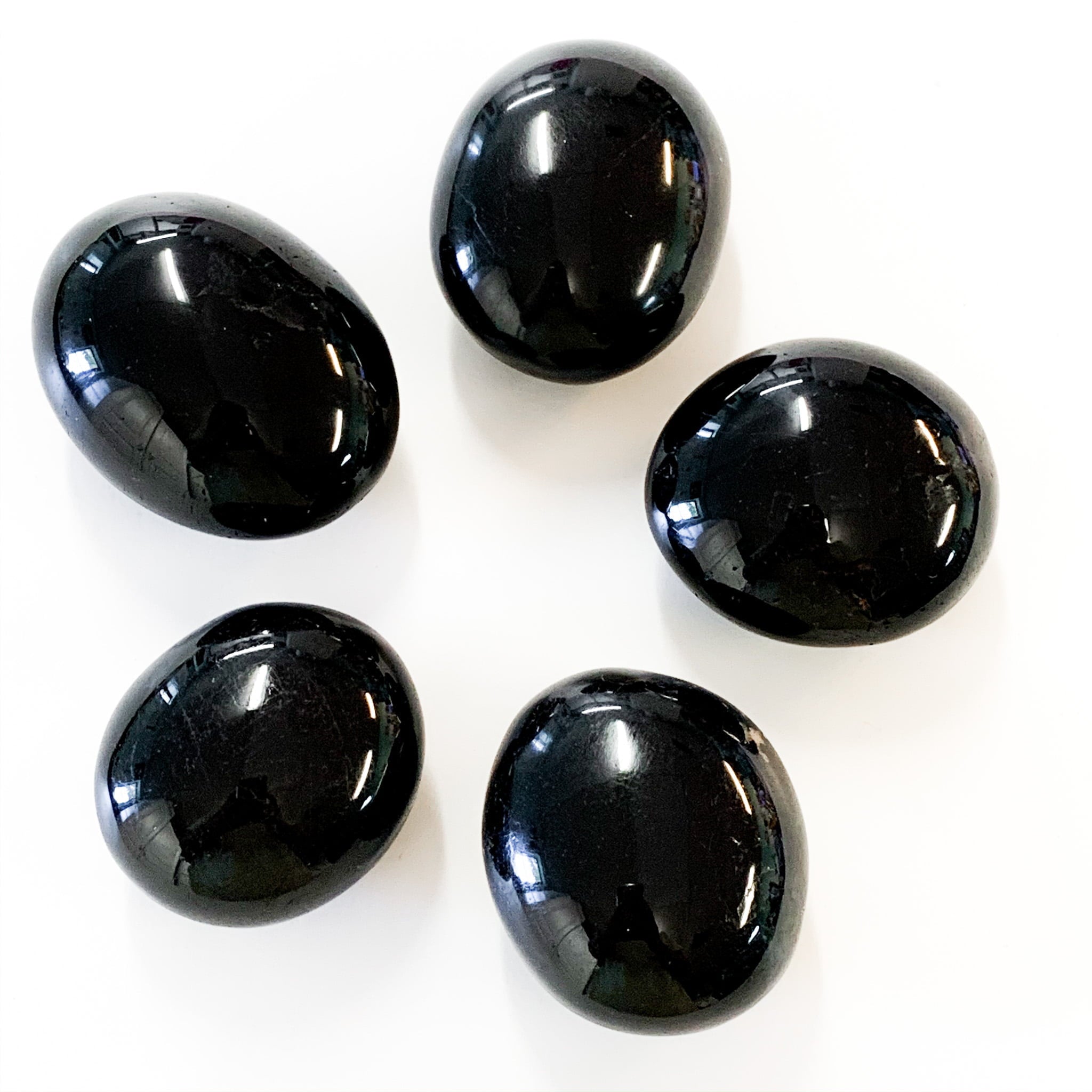 Black Tourmaline Palm Stone image 0