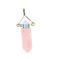 Rose Quartz Point Pendant DT image 0