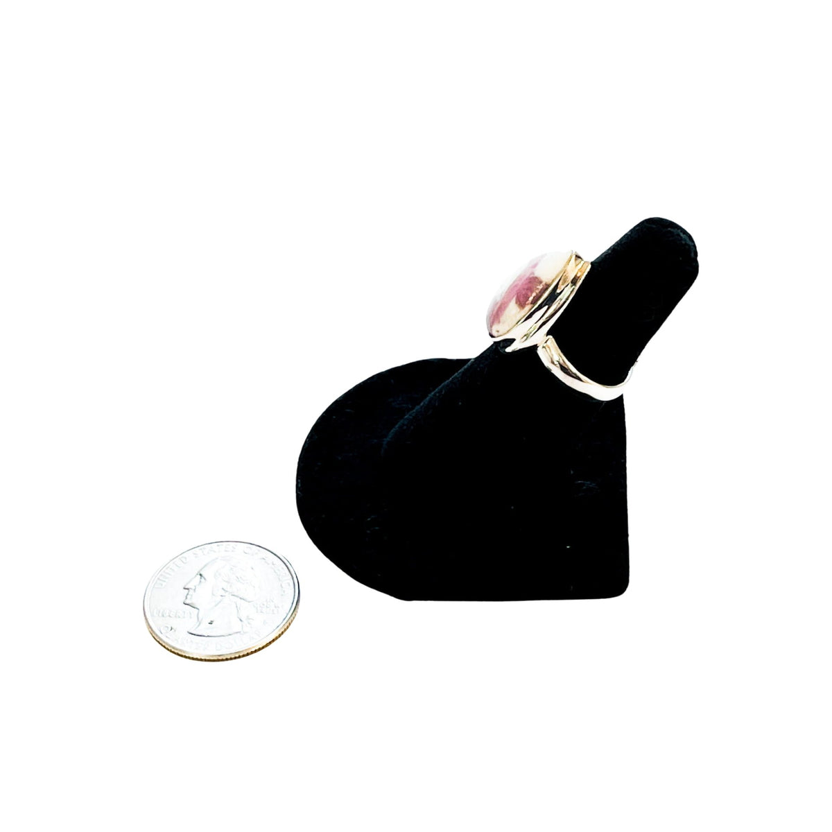 Pink Tourmaline Ring - Size 6 image 2