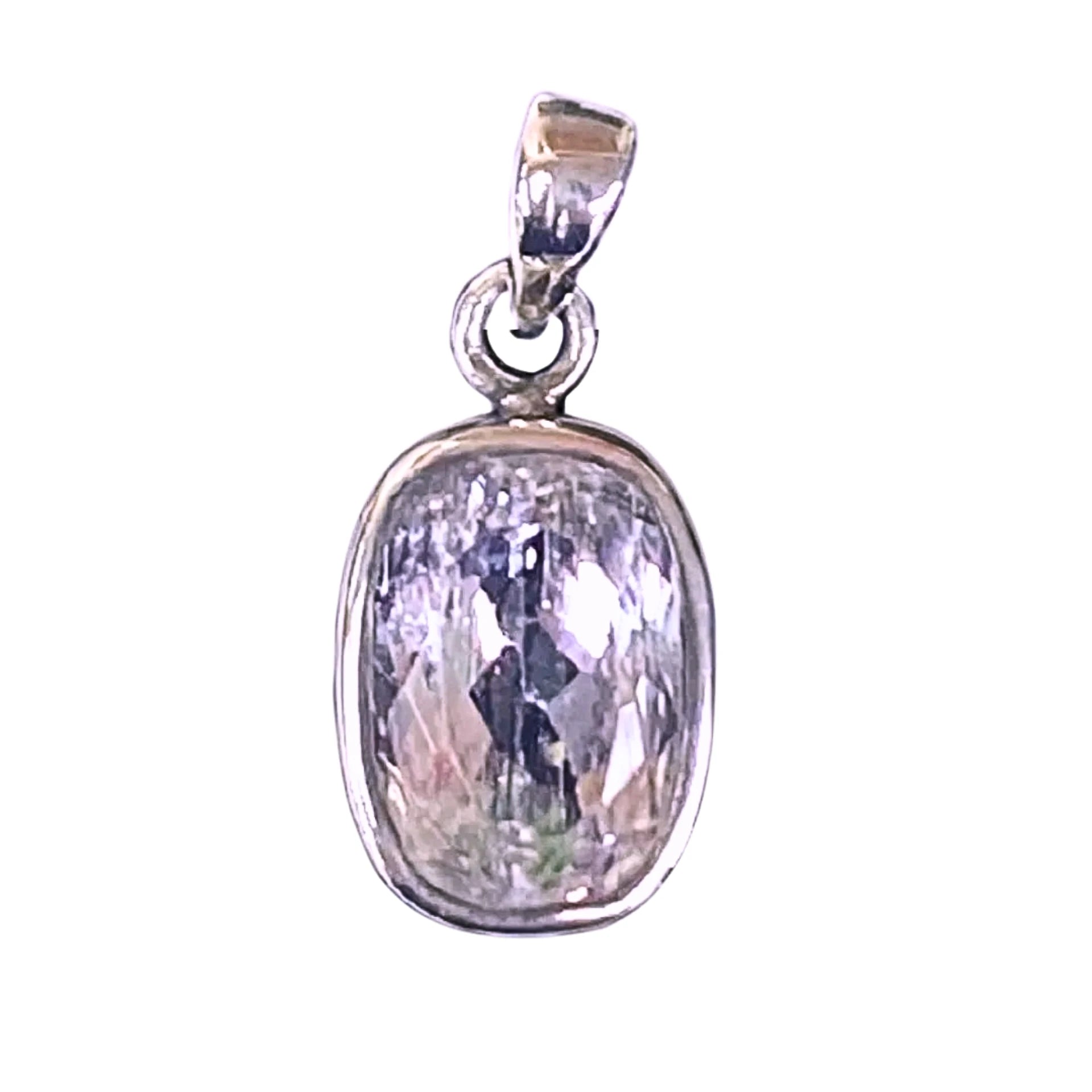 Kunzite Faceted Pendant image 0