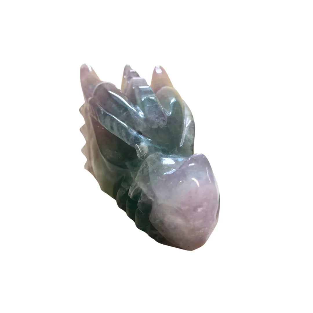 Fluorite Dragon Skull image 2