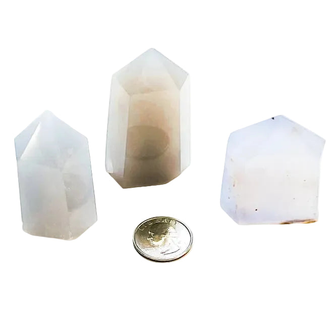 Large Blue Chalcedony Standing Point image 0
