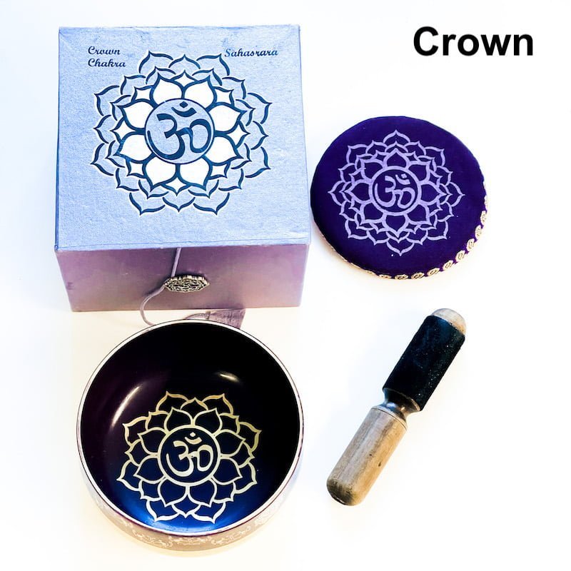 Crown Chakra Tibetan Singing Bowl image 0