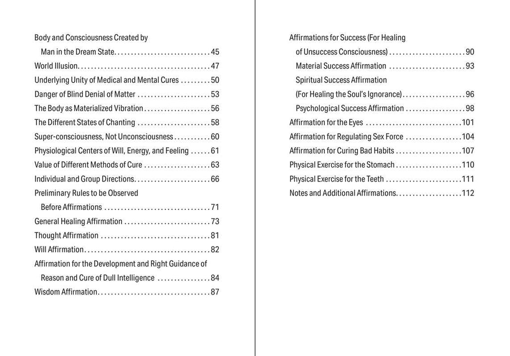 Scientific Healing Affirmations