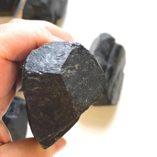 Black Tourmaline Double Terminated Specimen image 2