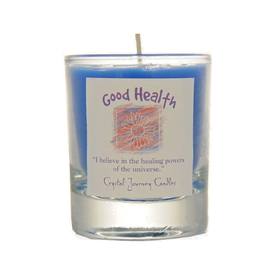 Good Health Glass-Filled Votive Soy Candle image 0