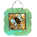 Bumble Bee Cold Bronze Wall Plaque image 0