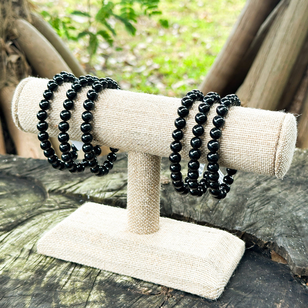Black Tourmaline Bracelet 8mm image 1